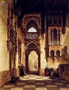 Francois Stroobant The palace of Casimir oil painting